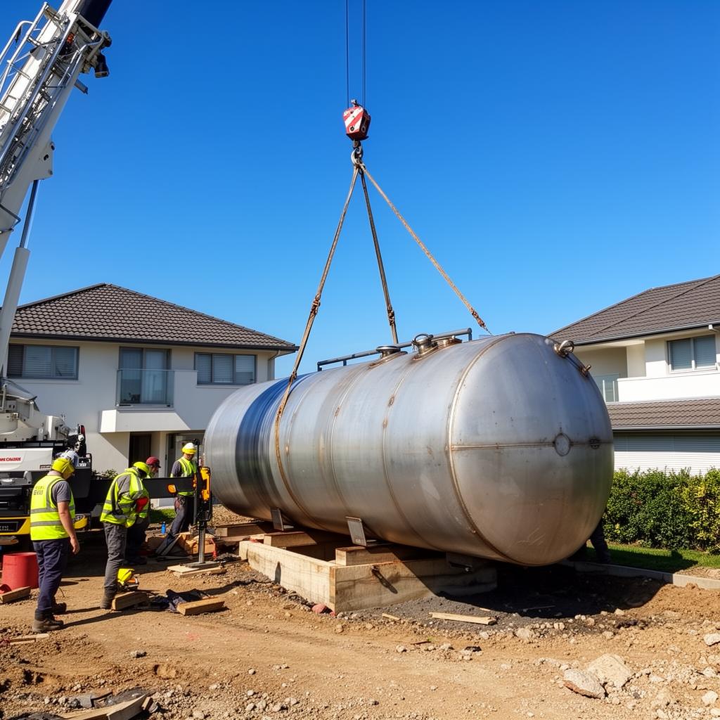 Enlèvement et démantèlement de cuve à fioul